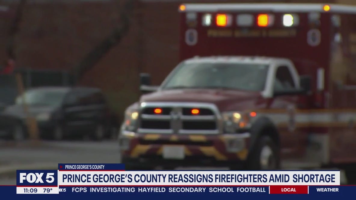 Prince George's Co. fire chief reassigns firefighters amid staffing shortage
